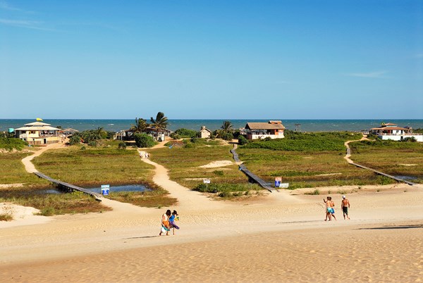 Conceição da Barra, a vila de Itaúnas é sinônimo de tranquilidade e beleza natural.