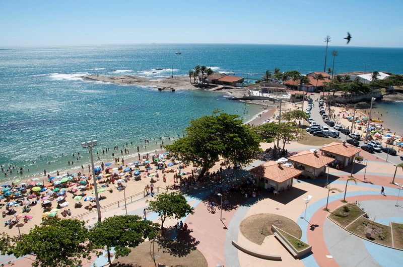 Praia das Castanheiras, Guarapari (Foto: Sagrilo)